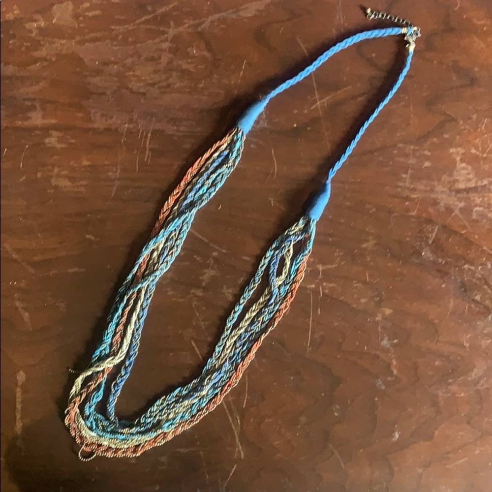 Boho braided necklace